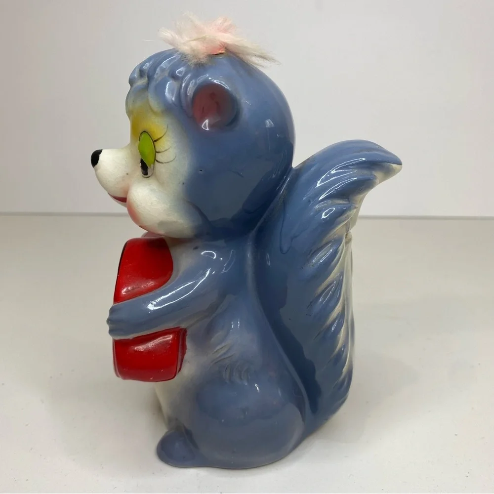 Vintage Squirrel Piggy Coin Bank 